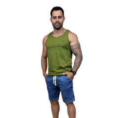Camiseta regata meia malha Pap Stiff-al cor ver