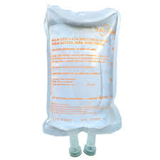 Agua Destilada Apirógena x 500 ml