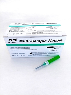 Aguja de Toma Múltiple 21g X1" (0.8x25mm) X100 Uni