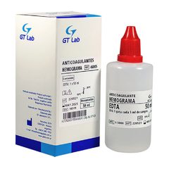 Anticoag. Hemograma/EDTA 50 ml-GT LAB- 46005