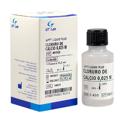 Cloruro de Calcio 0.025 M 1x15.5 ml - GT LAB-49102