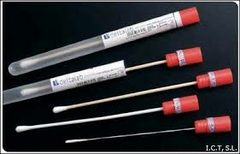 Hisopos dacrón aluminio en tubo - 300253