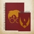 Caderno e Bloco de Anotações Harry Potter - Kit com Personalização do seu nome