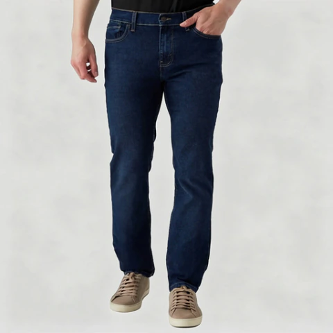 Calça Levis Jeans 514 Straight Masculina Azul Escuro Reta