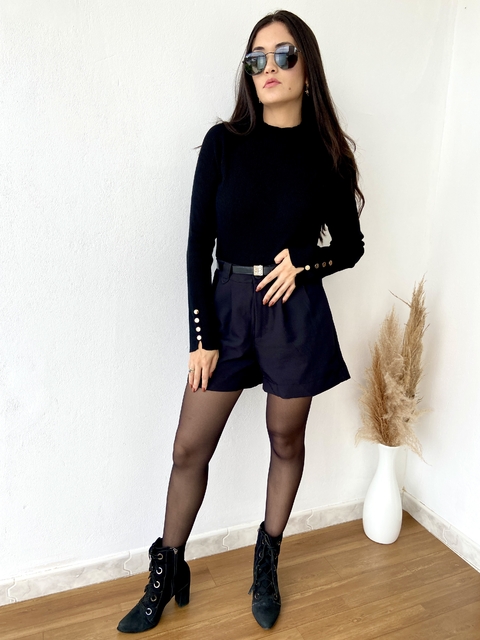 SHORT BIANCA EM ALFAIATARIA - comprar online