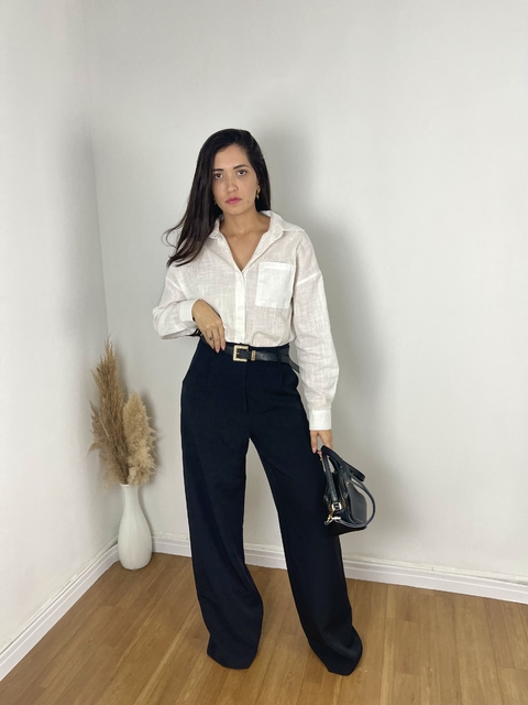 CALÇA PANTALONA EM ALFAIATARIA SABRINA - comprar online