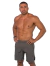 BERMUDA SQUAT CINZA MESCLA C/ MARROM - Pwrd By Coffee Usa