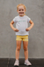 CAMISETA INFANTIL BRANCA C/PRETO on internet