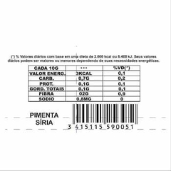 Pimenta Síria em Pó na internet