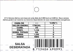 Salsa Desidratada na internet