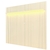 Painel Estante Nobre Ripado 230x250 com Led