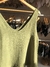 Musculosa verde claro con detalles dorados - comprar online