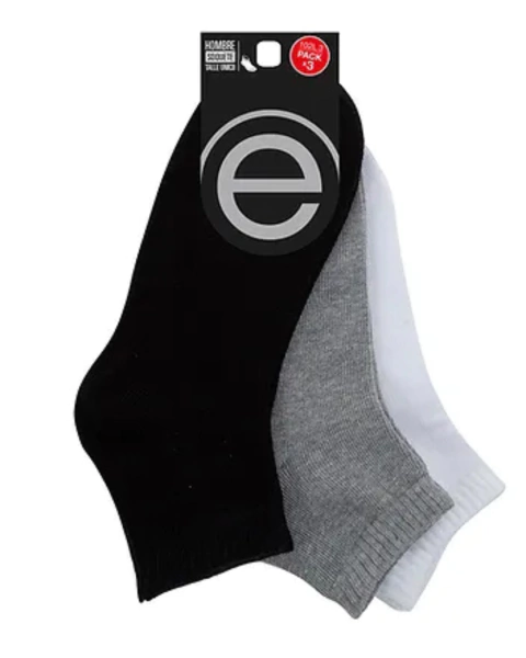 Pack*3 Soquete liso Hombre- 102L3- ELEMENTO - comprar online