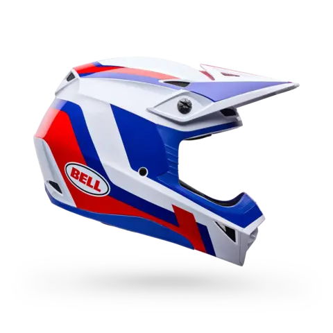 CASCO MOTOCROSS BELL MX-10 MIPS ECE 22.06 DYNO ROJO BLANCO