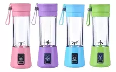 Mini Licuadora Recargable Usb Portatil Vaso 380 Ml - comprar online