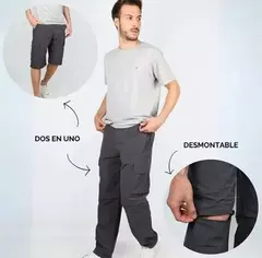 Pantalón Cargo Premium Importado de Secado Rápido y Desmontable - comprar online