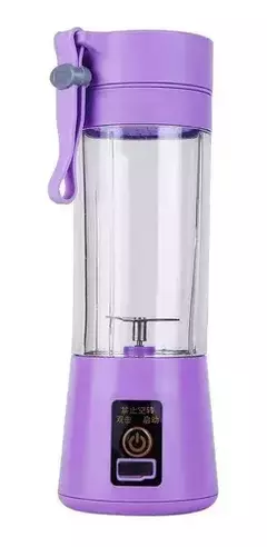 Mini Licuadora Recargable Usb Portatil Vaso 380 Ml - tienda online