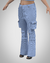 Patrón digital en formato PDF jeans semi acampanado con bolsas cargo para tela stretch - comprar en línea