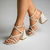 Sandália Salto Festa Off White - comprar online