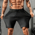 Bermuda tactel com elastano masculina academia bolso com ziper shorts com ziper na internet