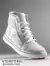 Sneakers Bota Blanca Top En Piel Exotica - tienda en línea