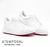 Sneakers Low Blanco Top En Piel Exotica