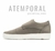 Sneakers Gray Piel De Becerro Mod. New York - Atemporal