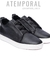 Sneakers Negro Piel De Becerro Mod. Manhattan - comprar en línea
