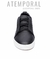 Sneakers Negro Piel De Becerro Mod. Manhattan - tienda en línea