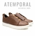 Sneakers Marron Piel De Becerro Mod. Paris