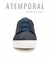 Sneakers Azul Piel De Becerro Mod. Monaco - tienda en línea