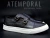 Sneakers Negro Piel De Becerro Mod. Londres