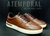 Sneakers Marron Piel De Becerro Mod.Praga