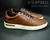 Sneakers Marron Piel De Becerro Mod.Praga - Atemporal