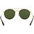 Oval Double Bridge Dorado/Verde Carey - comprar online