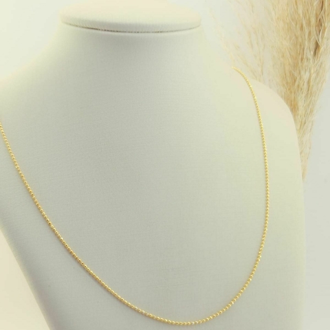 COLAR 45CM DELICADO BOLINHAS 10 UN