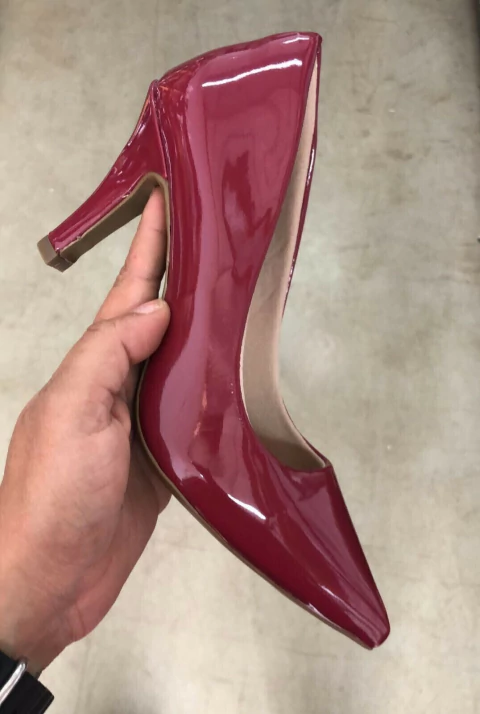 Scarpin Marsala Verniz