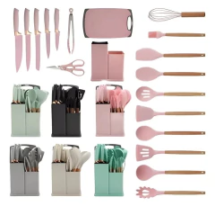 Set de Utensilios de Silicona x 18 piezas