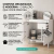 Armário Balcão Gabinete Jade P/ Cozinha Compacta Modulada Área Gourmet Dispensa 1m 3 Portas 1 Gaveta Com Tampo - Móvel UP Decor