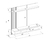 Painel Home 1,33 m para TV até 55 polegadas Alvorada Linea Brasil - loja online