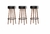 Kit 3 Banquetas Estofada Alta Berlin - Design Moderno - comprar online