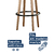 Imagem do Kit 3 Banquetas Estofada Alta Berlin - Design Moderno