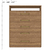 Cômoda Multiuso Para Quarto 111 cm 5 Gavetas - Demóbile Triunfo - Móvel UP Decor