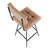 Kit 3 Banquetas Estofada Alta Madri - Design Moderno na internet