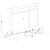 Painel Home 1,50 para Tv até 65” Lugano Linea Brasil - Nature/Off White