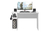 Mesa Para Escritório e Gamer com Prateleiras e Suporte para Fone - Móvel UP Decor