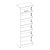 Sapateira Armário Multiuso 61 cm 2 Portas - Demóbile Golden - Móvel UP Decor
