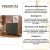 Cômoda Luxo Doha Infinity 8 Gavetas Telescópica Madeira Design Moderno Puxadores Dourados Quarto Elegante - loja online