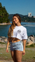Cropped CRAZIO Logo // Branco