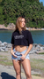 Cropped CRAZIO Burn for What you love // Preta